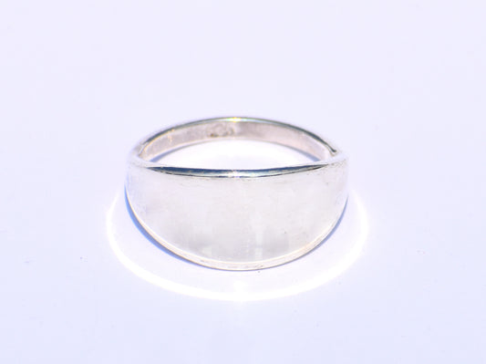 Signet Ring, Plain Design Ring, Pure Sterling Silver Ring, Simple Ring, Promise Ring, Unisex Ring, Everyday Ring, Band Ring , back To School