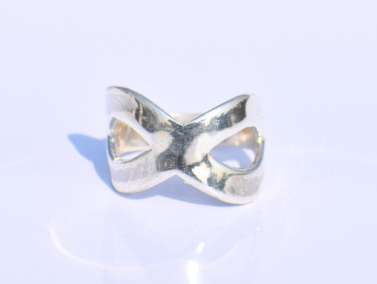 Silver Infinity Ring, 925 Sterling Silver Ring, Handmade Ring, Statement Ring, Wedding Ring, Anniversary Gift, Women Jewelry, Gift For Women