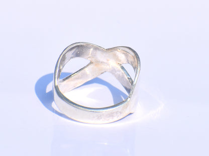 Silver Infinity Ring, 925 Sterling Silver Ring, Handmade Ring, Statement Ring, Wedding Ring, Anniversary Gift, Women Jewelry, Gift For Women