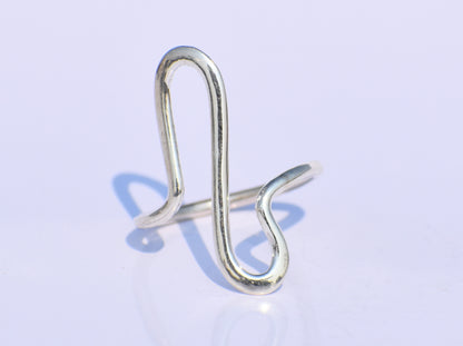 Spiral Ring, Wave Ring, 925 Sterling Silver Ring, Stacking Ring, Handmade Ring, Minimalist Ring, Statement Ring, Bohemian Ring, Ring For Her