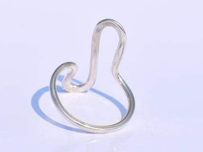 Spiral Ring, Wave Ring, 925 Sterling Silver Ring, Stacking Ring, Handmade Ring, Minimalist Ring, Statement Ring, Bohemian Ring, Ring For Her
