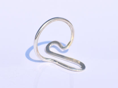 Spiral Ring, Wave Ring, 925 Sterling Silver Ring, Stacking Ring, Handmade Ring, Minimalist Ring, Statement Ring, Bohemian Ring, Ring For Her