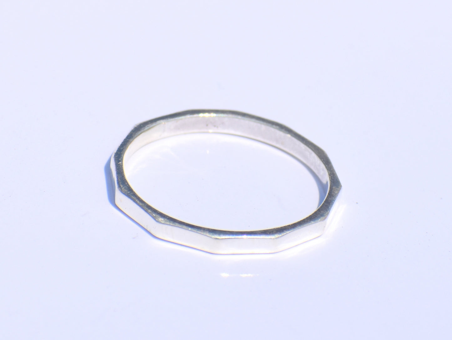 Fine Hammered Ring, Sterling Silver Ring, Midi Ring, Thin Band Ring, Screw Ring, Statement Ring, Friendship Ring, Sorry Gift, Back To School