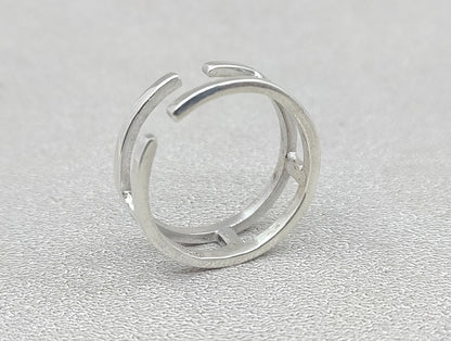 Unique Band Ring, 925 Silver Band Ring, Handmade Ring, Statement Ring, Boho Ring, gypsy Ring, Back To School Ring, Dainty Ring, Knuckle Ring