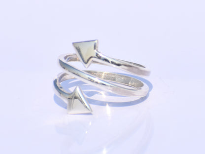 Spiral Ring, 925 Silver Ring, Handmade Ring, Open Ring, Bohemian Ring, Vintage Jewelry,  Promise Ring, Ring For Her, Yoga Ring, Wedding Gift