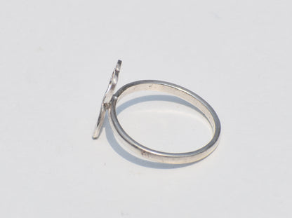 Infinity Heart Ring, Double Heart Ring, Sterling Silver Ring, Statement Jewelry, Handmade Jewelry, Dainty Ring, Ring For Her, Stacking Ring