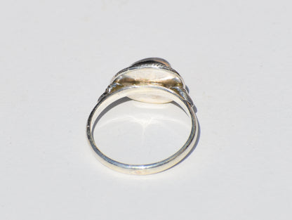 Moonstone Ring, Handmade Ring, Sterling Silver Ring, Gemstone Ring, Birthstone Ring, Statement Ring, Boho Ring, Valentine Gift, Gift For Her