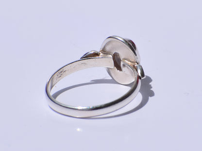 Natural Moonstone, Moon Ring, Sterling Silver Ring, Rainbow Moonstone, Oval Gemstone, Statement Ring, Wedding Ring, Promise Ring, Gift Her