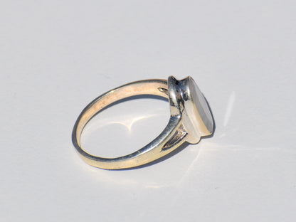 Moonstone Ring, Boho Ring, Handmade Ring, Sterling Silver Ring, Statement Ring, Precious Ring, Promise Ring, Wedding Ring, Anniversary Gift