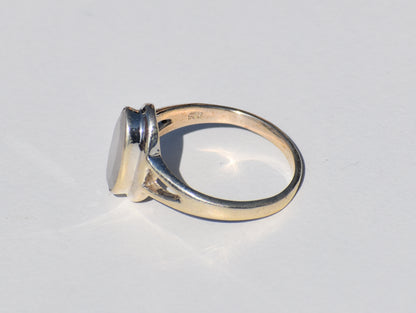 Moonstone Ring, Boho Ring, Handmade Ring, Sterling Silver Ring, Statement Ring, Precious Ring, Promise Ring, Wedding Ring, Anniversary Gift
