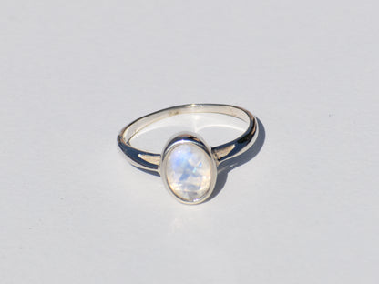 Moonstone Ring, 925 Silver Ring, Silver Charm Ring, Woman Ring Silver, Handmade Ring, Statement Ring, Boho Ring, Bohemian Ring, Gift For Her