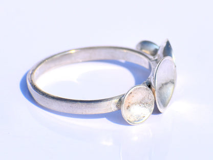 Silver Circle Ring, 925 Silver Ring, Handmade Ring, Dainty Ring, Bohemian Ring, Anniversary Gift, Stacking Ring, Boho Ring, Gift For Women
