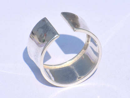 Silver Band Ring, 925 Sterling Silver Band Ring, Minimalist Band Ring, Statement Silver Ring, Chunky Ring, Wide band Ring, Jewelry For Woman