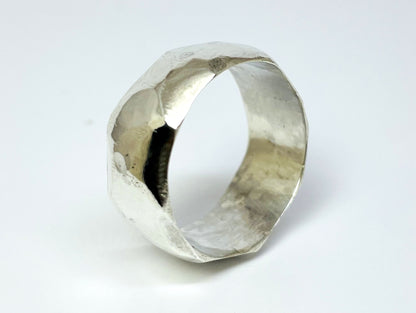 Band Ring, Adjustable Band Ring, Sterling Silver Ring, Handmade Ring, Open Band Ring, Wedding Band Ring, Knuckle Ring, Fidget Ring For Women