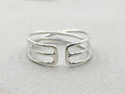 Silver Toe Ring, 925 Sterling Silver Ring, Adjustable Toe Ring, Handmade Toe Ring, Bohemian Toe Ring, Minimalist Silver Ring, Ring For Her