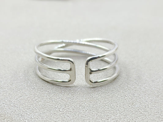 Silver Toe Ring, 925 Sterling Silver Ring, Adjustable Toe Ring, Handmade Toe Ring, Bohemian Toe Ring, Minimalist Silver Ring, Ring For Her