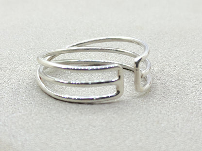 Silver Toe Ring, 925 Sterling Silver Ring, Adjustable Toe Ring, Handmade Toe Ring, Bohemian Toe Ring, Minimalist Silver Ring, Ring For Her