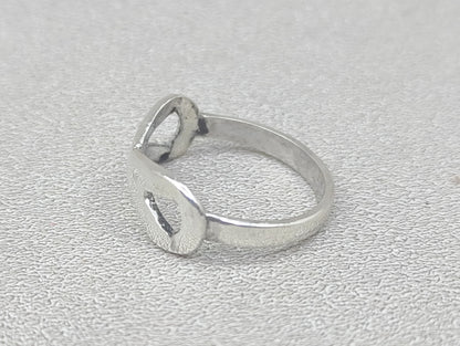 Infinity Ring, Silver Ring, Statement Ring, Stacking Ring, Wedding Ring, Sterling Silver Ring, Best Friend Gift, Ring For Her, Everyday Ring