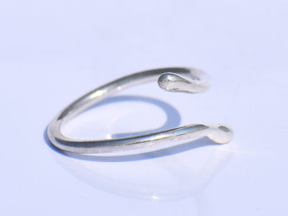 Double Ball Ring, Minimalist Jewelry, Bohemian Jewelry, Handmade Jewelry, Expensive Jewelry, Adjustable Ring, Women's Sterling Silver Ring