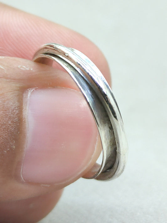 Spinner Ring, Minimalist Spinner Ring,  925 Sterling Silver Ring, Meditation Ring, Women Ring, Thumb Ring, Dainty Ring, Fidget Ring, Jewelry