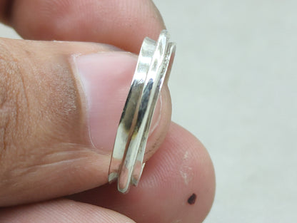 Spinner Ring, Minimalist Spinner Ring,  925 Sterling Silver Ring, Meditation Ring, Women Ring, Thumb Ring, Dainty Ring, Fidget Ring, Jewelry