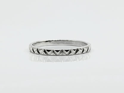 Stacking Ring, Texture Ring, 925 Sterling Silver Ring, Unisex Ring, Band Ring, Thin Band Ring, Handmade Ring, Wedding band Ring, Couple Ring
