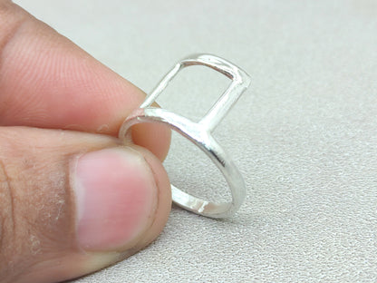 Stacking Ring, Sterling Silver Ring, Handmade Ring, Midi Ring, Chunky Silver Ring, Unisex Ring, Minimalist Ring, Fidget Ring, Gift For Her
