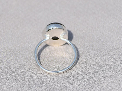 Oval Labradorite Ring, 925 Sterling Silver Ring, Natural Labradorite Ring, Green Labradorite Ring, Statement Ring, February Birthstone Ring