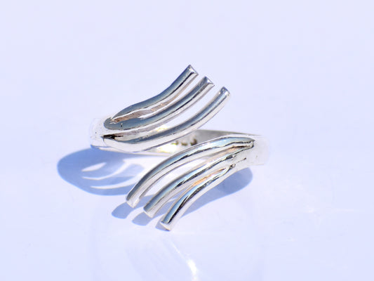 Silver Ring, Adjustable Ring, Handmade Ring, 925 Sterling Silver Jewelry, Stackable Ring, Promise Ring, Midi Ring, Unisex Jewelry, Gift Item
