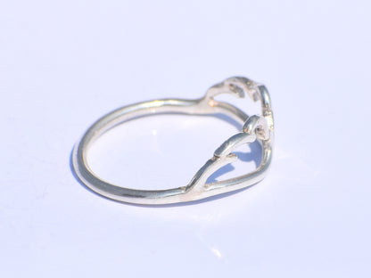 Silver Wing Ring, 925 Silver Ring, Handmade Ring, Delicate Silver Ring, Angel Wing Ring, Bohemian Ring, Wings Jewellery, Christmas Gift Ring