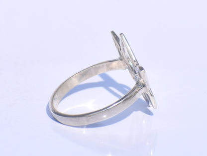 Silver Lotus Ring, Handmade Ring, 925 Sterling Silver Ring, Silver Flower Ring, Women Fashion Ring, Wedding Gift, Anniversary gift For Women