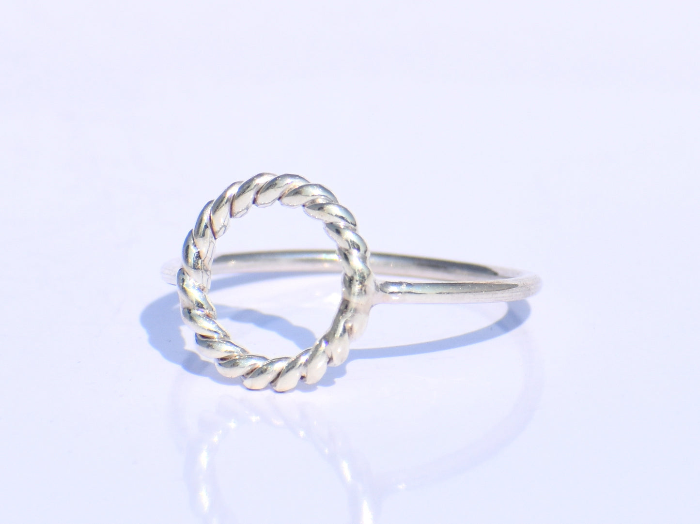 Hollow Ring, Handmade Ring, 925 Silver Ring, Silver Circle Ring, Silver Dainty Ring, Thin Silver Ring, Stacking Ring, Gift For Her, Gift Her