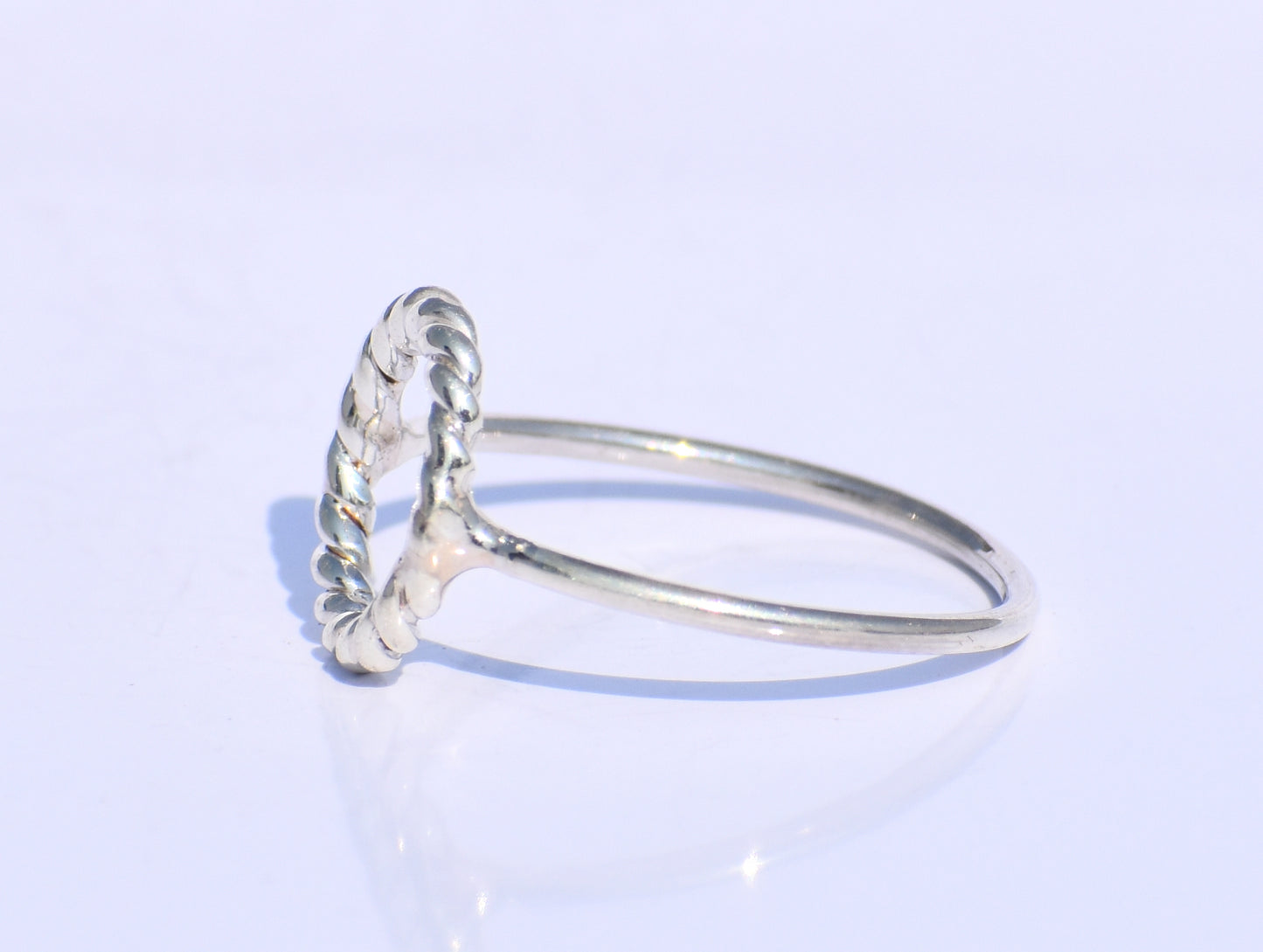 Hollow Ring, Handmade Ring, 925 Silver Ring, Silver Circle Ring, Silver Dainty Ring, Thin Silver Ring, Stacking Ring, Gift For Her, Gift Her