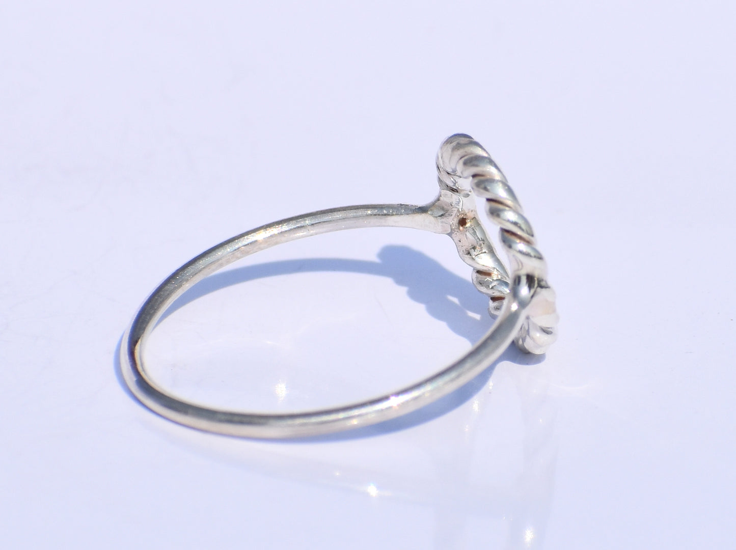 Hollow Ring, Handmade Ring, 925 Silver Ring, Silver Circle Ring, Silver Dainty Ring, Thin Silver Ring, Stacking Ring, Gift For Her, Gift Her