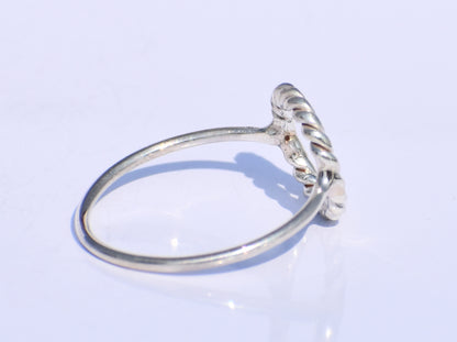 Hollow Ring, Handmade Ring, 925 Silver Ring, Silver Circle Ring, Silver Dainty Ring, Thin Silver Ring, Stacking Ring, Gift For Her, Gift Her