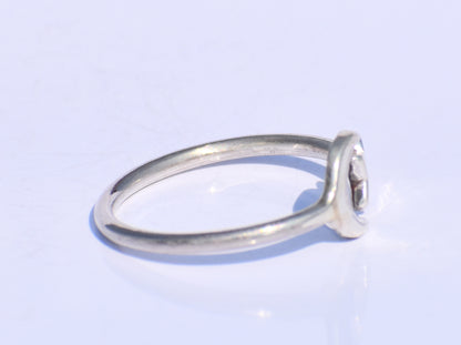 Silver Star Ring, Silver Crescent Ring, 925 Silver Ring, Handmade Ring, Adjustable Ring, Silver Dainty Ring, Bohemian Ring, Stacking Jewelry