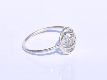 Cancer Sign Ring, Constellation Ring, Celestial Jewelry, Zodiac Ring, Handmade Ring, Stacking Ring, Minimalist Ring, Dainty Ring, Boho Gifts