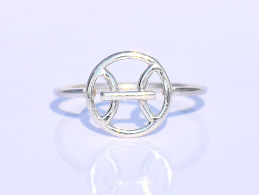 Silver Ring, Pisces Ring, Handmade Ring, 925 Silver Ring, Silver Zodiac Ring, Silver Constellation Ring, Minimalist Ring, Boho Ring For Her