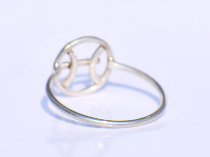 Silver Ring, Pisces Ring, Handmade Ring, 925 Silver Ring, Silver Zodiac Ring, Silver Constellation Ring, Minimalist Ring, Boho Ring For Her