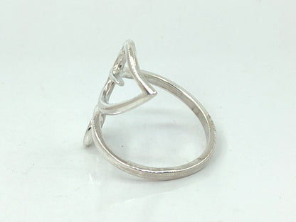 Spiral Ring, Leaf Ring, 925 Silver Ring, Handmade Ring, Stacking Ring, Adjustable Ring, Coil Ring, Midi Ring, Chunky Ring, Wire Ring For Her