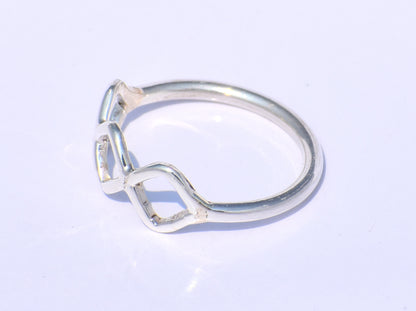 Hollow Ring, Handmade Ring, 925 Silver Ring, Triple Hollow Ring, Midi Ring, Stacking Ring, Fidget Ring, Chunky Ring, Circle Ring, Gift Ring
