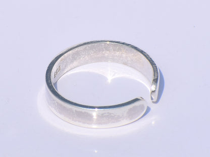 Plain Band Ring, Sterling Silver Ring, Adjustable Ring, Silver Ring, Thumb Ring, Promise Ring, Wedding Band, Handmade Ring, Unisex Jewelry