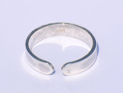 Plain Band Ring, Sterling Silver Ring, Adjustable Ring, Silver Ring, Thumb Ring, Promise Ring, Wedding Band, Handmade Ring, Unisex Jewelry
