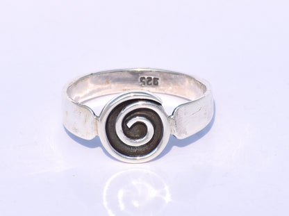 Spiral Ring, Handmade Ring, 925 Silver Ring, Silver Spiral Ring, Fine Ring, Everyday Ring, Statement Ring, Unique Ring, Wire Wrap Ring, Ring