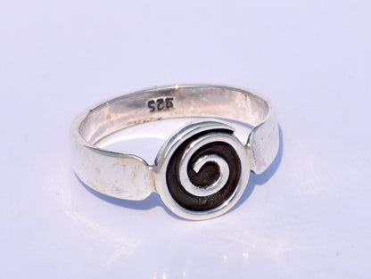 Spiral Ring, Handmade Ring, 925 Silver Ring, Silver Spiral Ring, Fine Ring, Everyday Ring, Statement Ring, Unique Ring, Wire Wrap Ring, Ring