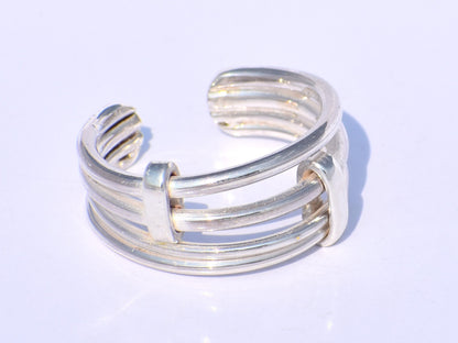 Chunky Band Ring, Weave Ring, Twist Ring, Handmade Ring, 925 Sterling Silver Ring, Dainty Ring, Fidget Ring, Meditation Ring, Gift For Women