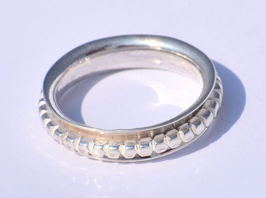 Spinner Ring, Minimalist Spinner Ring, Handmade Ring, Meditation Ring, Anxiety Ring, Fidget Ring, 925 Sterling Silver Ring, Statement Ring