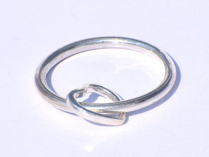 Heart Ring, Love Ring, 925 Sterling Silver Ring, Anniversary Gift, Silver Heart Ring, Silver Dainty Ring, Silver Fidget Ring, Handmade Ring