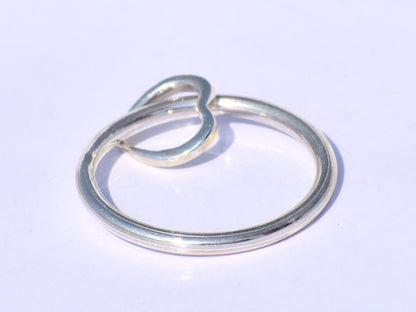 Heart Ring, Love Ring, 925 Sterling Silver Ring, Anniversary Gift, Silver Heart Ring, Silver Dainty Ring, Silver Fidget Ring, Handmade Ring