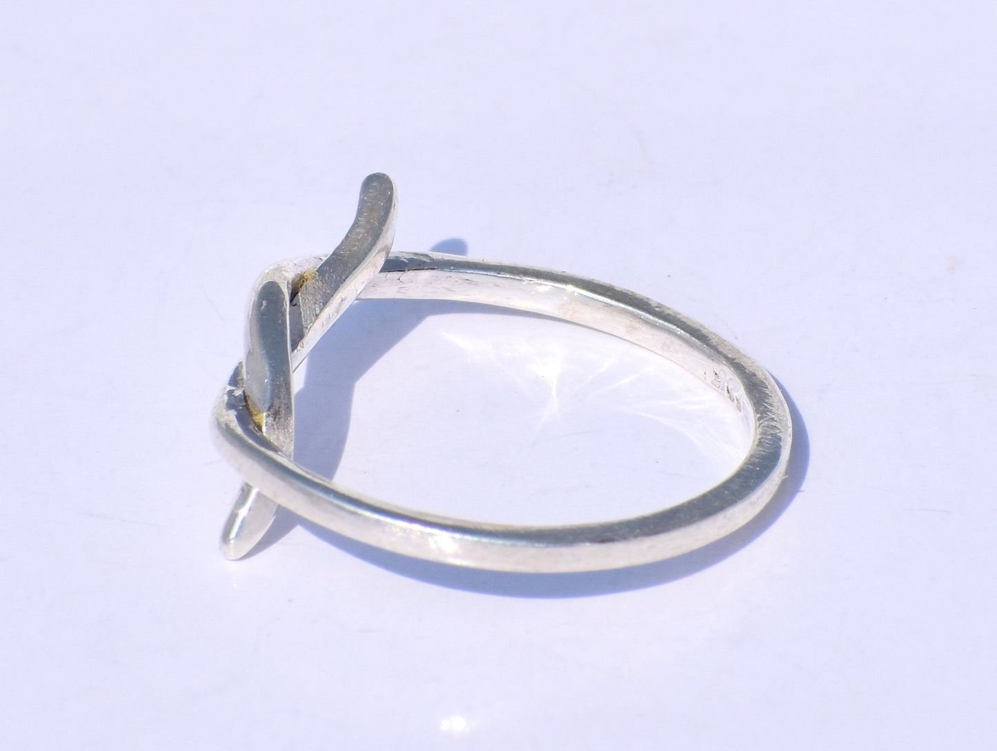 Knot Ring, Silver Rope Ring, Handmade Ring, 925 Sterling Ring, Silver Knuckle Ring, Statement Ring, Boho Ring, Silver Slim Ring,Gift For Her
